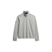 Sweater Superdry Sweatshirt en piqué à col zippé Core