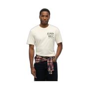 T-shirt Korte Mouw Superdry T-shirt B-movie Graphic Loose