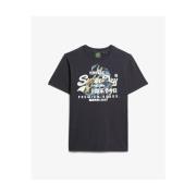 T-shirt Korte Mouw Superdry T-shirt décontracté Vintage Logo Tokyo