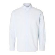 Overhemd Lange Mouw Selected 16092564 SLIMRICK-POPLIN-LIGHT BLUE