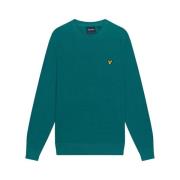 Trui Lyle &amp; Scott KN821V CREW NECK-154 COURT GREEN