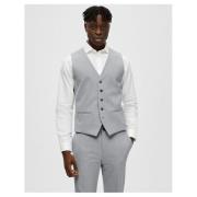 Blazer Selected 16089406 LIAM WCT FLAX-LIGHT GREY MELANGE