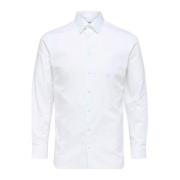 Overhemd Lange Mouw Selected 16080200 METHAN-BRIGHT WHITE