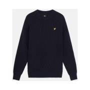 Trui Lyle &amp; Scott KN1701V SHAKER STITCH-Z271 DARK NAVY