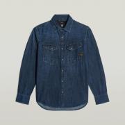 Overhemd Lange Mouw G-Star Raw D23616-D252 SLIM DENIM-G133 WORN IN DEE...