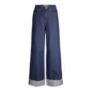 Jeans JJXX 12236443 TOKYO WIDE FOLD-DARK BLUE DENIM