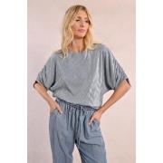 T-shirt Molly Bracken TW127DE-LIGHT BLUE