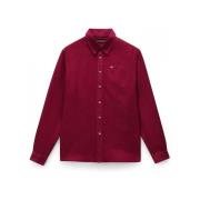 Overhemd Lange Mouw Napapijri G-LINEN LS NP0A4HQ2-R1E1 TIBETAN RED
