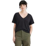 T-shirt Korte Mouw Dockers T-shirt col en V femme