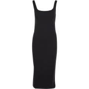 Jurk Urban Classics Robe longue en jersey de coton femme Basic