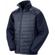 Donsjas Result Doudoune recyclée Softshell Black Compass Softshell