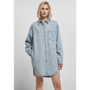 Jurk Urban Classics Robe chemise jeans Oversize femme