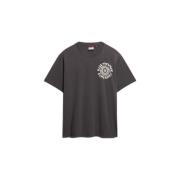 T-shirt Korte Mouw Superdry T-shirt Narrative Loose