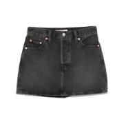 Rok Levis A4694 0035 - ICON SKIRT-DARK MIRROR