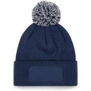 Muts Beechfield Bonnet pom pom Patch Snowstar