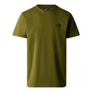 T-shirt The North Face NF0A87NG M SS SIMPLE DOME-PIB FOREST OLIVE