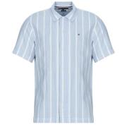 Overhemd Korte Mouw Tommy Hilfiger LINEN BLEND STRIPED SS RF SHIRT