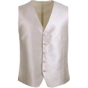 Kostuum Suitable Trouwgilet Ecru Carre