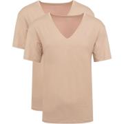 T-shirt Mey Dry Cotton V-hals Onzichtbaar Ondershirt 2-Pack