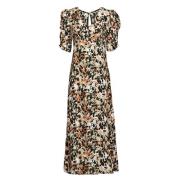 Lange Jurk Only ONLAVRIL FR 2/4 SLIT CALF DRESS