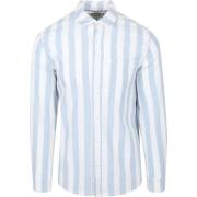 Overhemd Lange Mouw Scotch &amp; Soda Linnen Blend Overhemd Streep Lic...