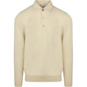Sweater Profuomo Longsleeve Poloshirt Luxury Basic Off White