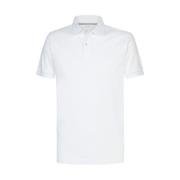 T-shirt Profuomo Piqué Poloshirt Wit