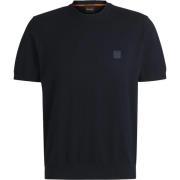 T-shirt BOSS Knitted T-shirt Kanache Navy