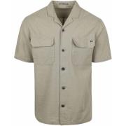 Overhemd Lange Mouw No Excess Short Sleeve Overhemd Groen