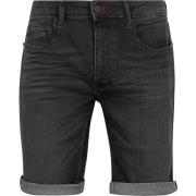 Broek No Excess Denim Short Antraciet