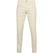 Broek Suitable Chino Plato Corduroy Off White