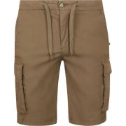 Broek No Excess Short Stretch Cargo Khaki