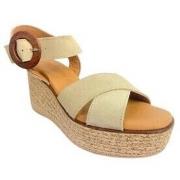 Sportschoenen Eva Frutos Sandalia señora 5816 beig