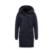 Parka Jas Gentile Bellini Lange Gewatteerde Jas Capuchon