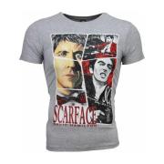 T-shirt Korte Mouw Local Fanatic Scarface Frame Print