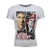 T-shirt Korte Mouw Local Fanatic Scarface Frame Print