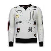Sweater Local Fanatic Embroidery Patches