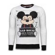 Sweater Local Fanatic Bad Mouse Rhinestone
