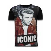 T-shirt Korte Mouw Local Fanatic James Dean Iconic Digital