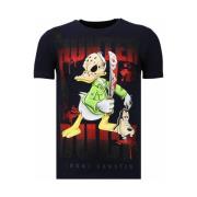 T-shirt Korte Mouw Local Fanatic Hunter Duck Rhinestone