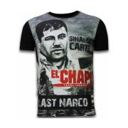 T-shirt Korte Mouw Local Fanatic El Chapo Last Narco Digital