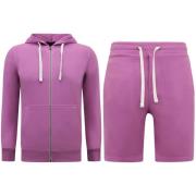 Trainingspak Enos Hoodie Rits Nette Jogging Shorts
