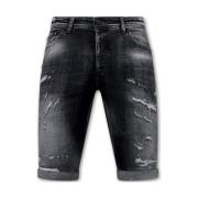 Korte Broek Local Fanatic Destroyed Shorts H Paint Splatter