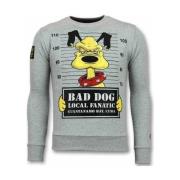 Sweater Local Fanatic Bad Dog Cartoon