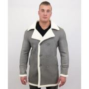 Blazer Tony Backer Imitatie Bontjas Lang Lammy Coat