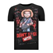 T-shirt Korte Mouw Local Fanatic Stoere Bloody Chucky Print