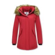 Parka Jas Matogla Winterjas Imitatie Bontkraag