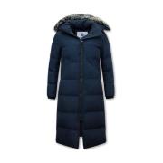 Parka Jas Matogla Winterjas Extra Lang Nep Bontkraag