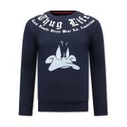 Sweater Local Fanatic Print Thug Life