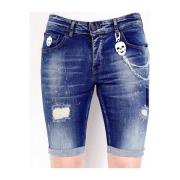 Korte Broek Local Fanatic Korte Spijkerbroek Stretch